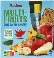 Multifruits sans sucres ajoutés* *Contient des sucres naturellement présents