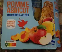 Pomme Abricot Sans sucres Ajoutés**Contient des sucres naturellement présents