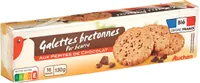 Galettes bretonnes pur beurre aux pépites de chocolat
