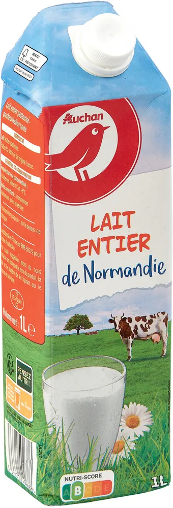 Lait entier pasteurisé