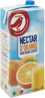 Nectar d'orange sans sucres ajoutes*