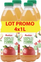 100% pur jus POMMESans sucres ajoutés** Comme tous les jus de fruits. Contient les sucres naturellement présents dans les fruits.