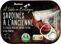 Sardines à l'ancienne à l'huile d'olive vierge extra et au piment