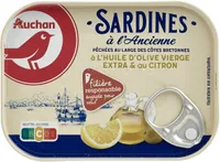 Sardines à l'huile d'olive vierge extra et au citron - FILIERE RESPONSABLE