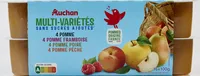 Multi variétés - 4 pomme, 4 pomme poire, 4 pomme framboise, 4 pomme pêche