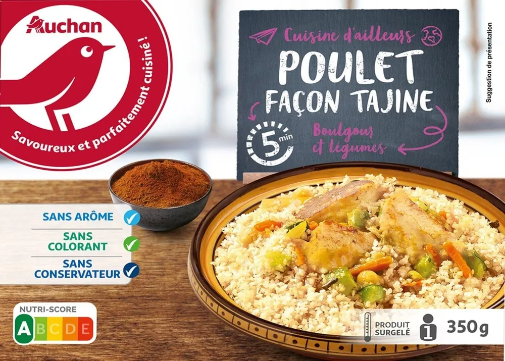 Poulet façon tajine