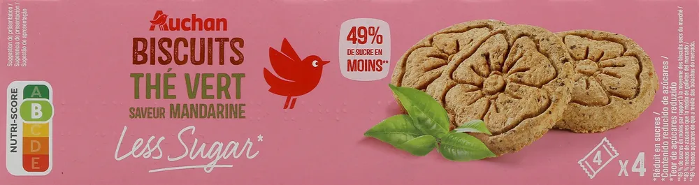 Biscuit the vert saveur mandarine