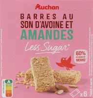Barre de son d'avoine et amandes