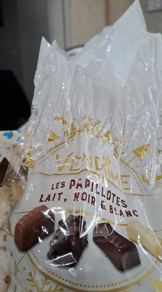 Papillotes Lait Noir et Blanc
