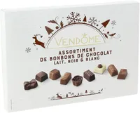 Assortiment de bonbons de chocolat Lait - Noir - Blanc