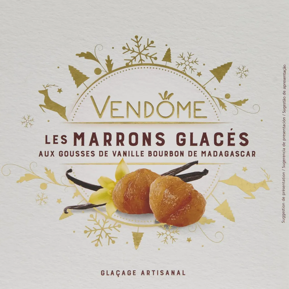 Les marrons glacés - aux gousses de vanille bourbon de Madagascar