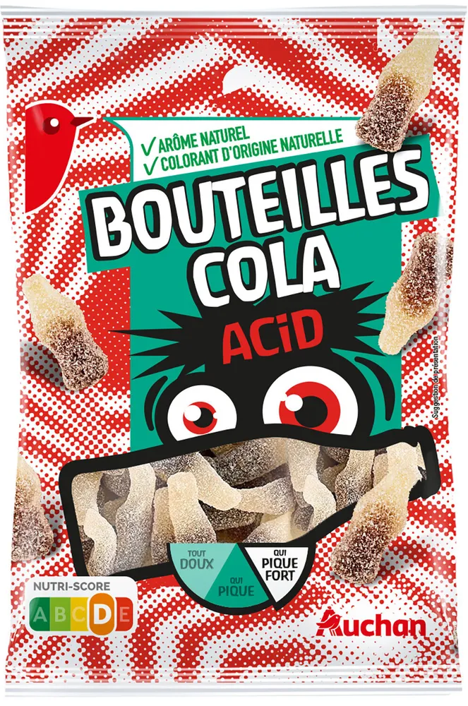 Bouteilles cola acid
