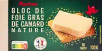 Bloc foie gras canard nature