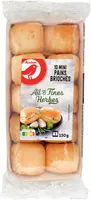 Auchan 10 mini-pains briochés ail et fines herbes 150g