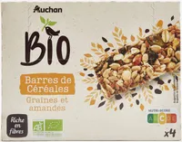 Barre aux graines et amandes, issue de l'agriculture biologique