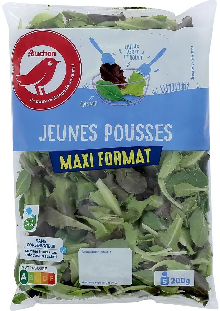 Jeunes pousses Maxi format