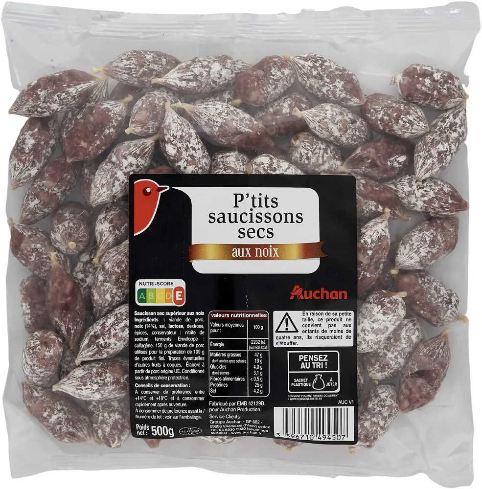 P'tit saucissons noix