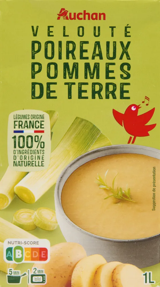 Velouté poireaux pommes de terre