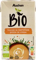 Velouté de carottes et pointe de crème
