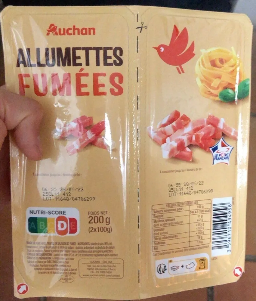 Allumettes fumées