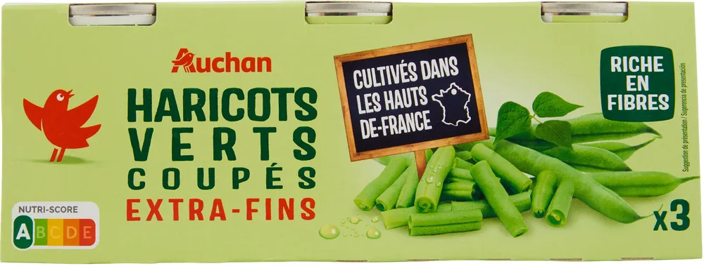 Haricots verts extra-fins coupés