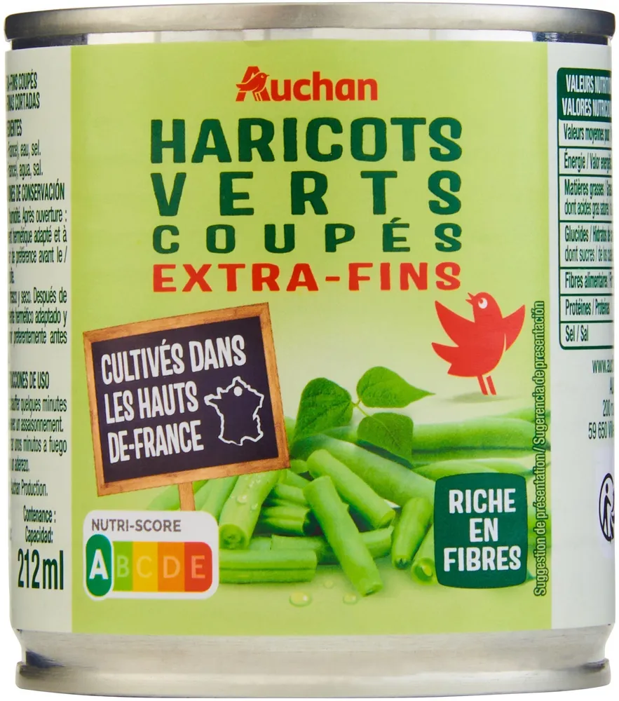 Haricots verts extra-fins coupés
