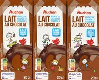 Lait chocolaté source de calcium et vitamine D