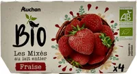 Yaourt mixés fraise BIO