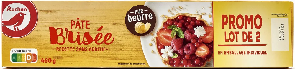Lot de 2 Brisées pur beurre