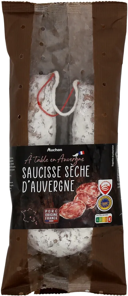 Saucisse sèche d'Auvergne IGP