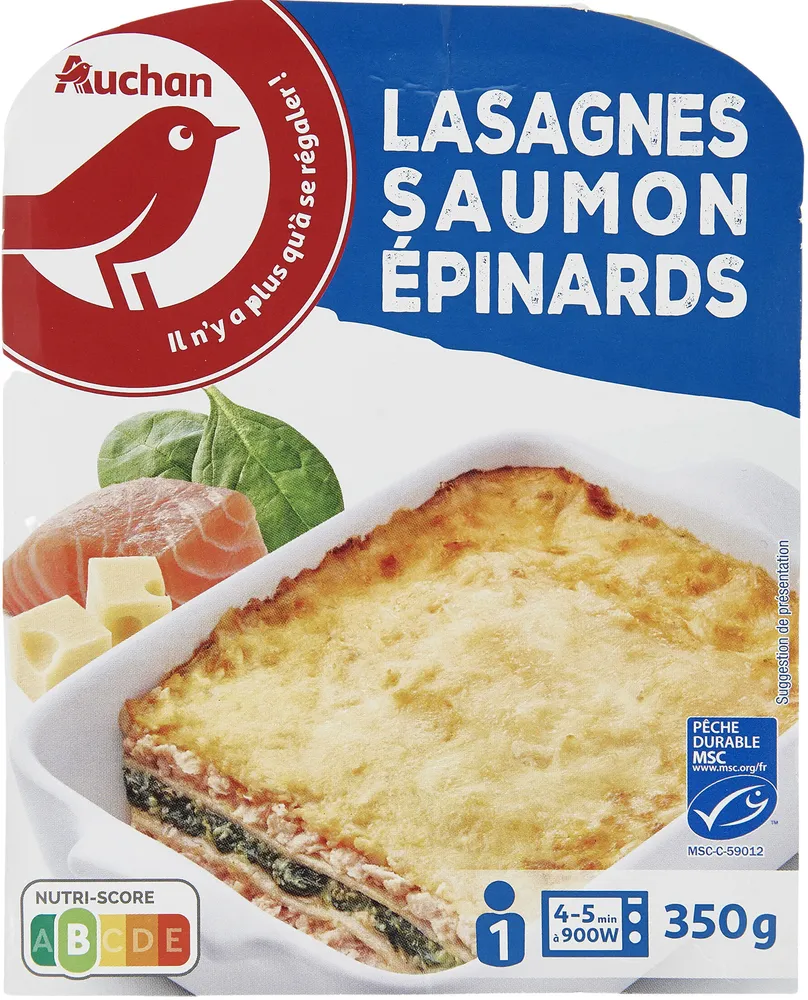Lasagnes Saumon Épinards