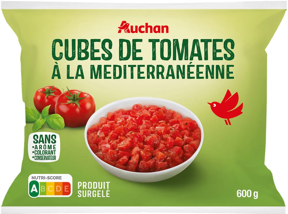 Cubes de tomates cuisinés à la méditerranéenne