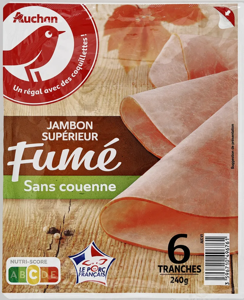 Jambon supérieur fumé