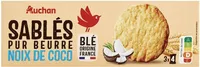 Sablés pur beurre Noix de coco