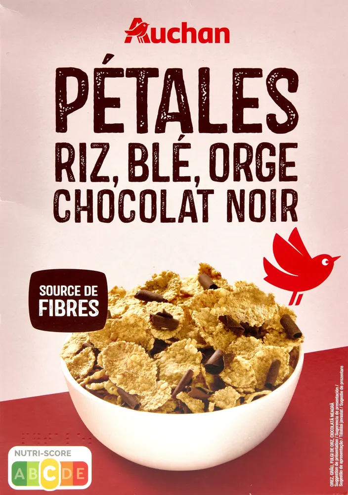 Pétames Riz, Blé, Orge, chocolat noir