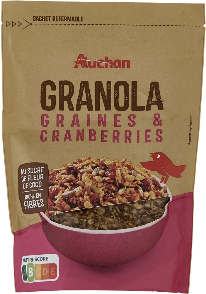 Granola Graines et Cranberries