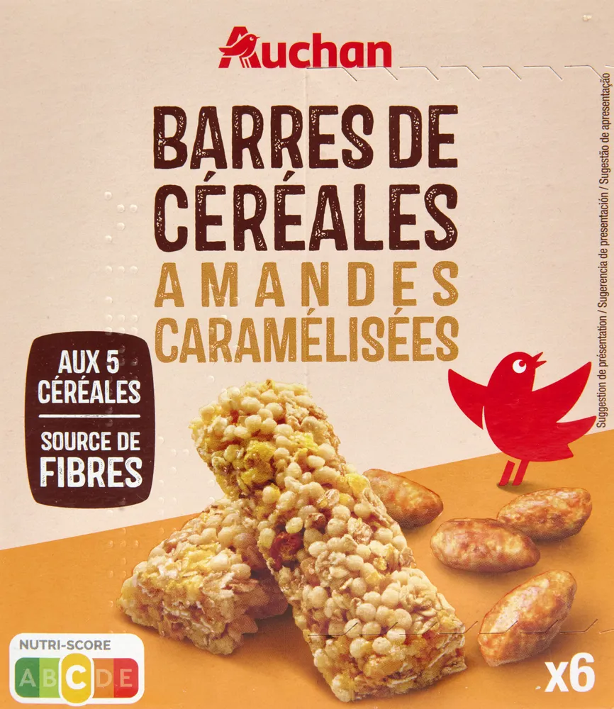 Barres de Céréales Amandes Caramélisées