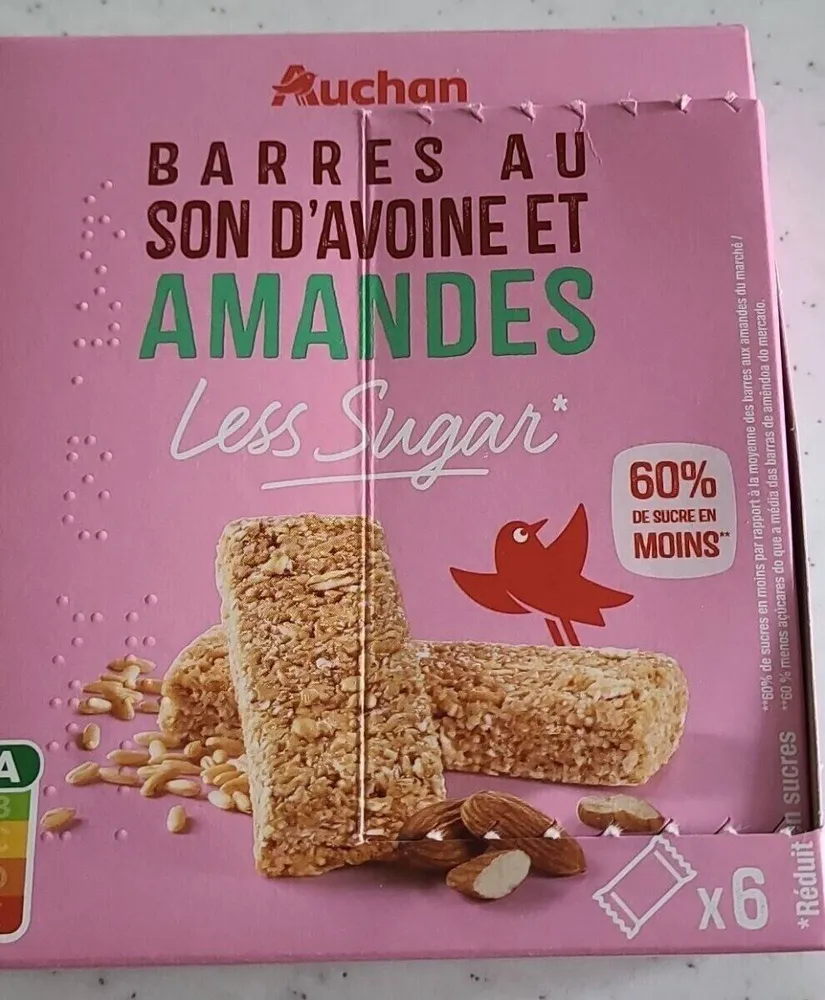 Barres son avoine et amandes