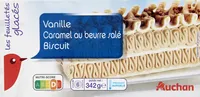 FeuilletéVanilleCaramel au beurre saléBiscuit