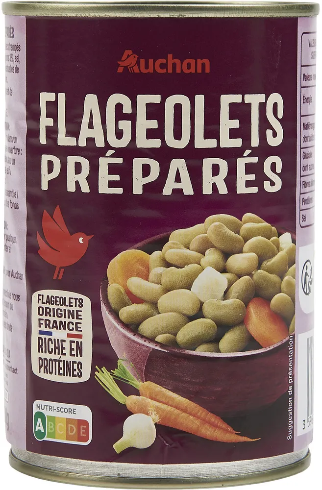 Flageolets cuisinés