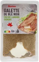 Galette de blé noir chèvre lardons oignons