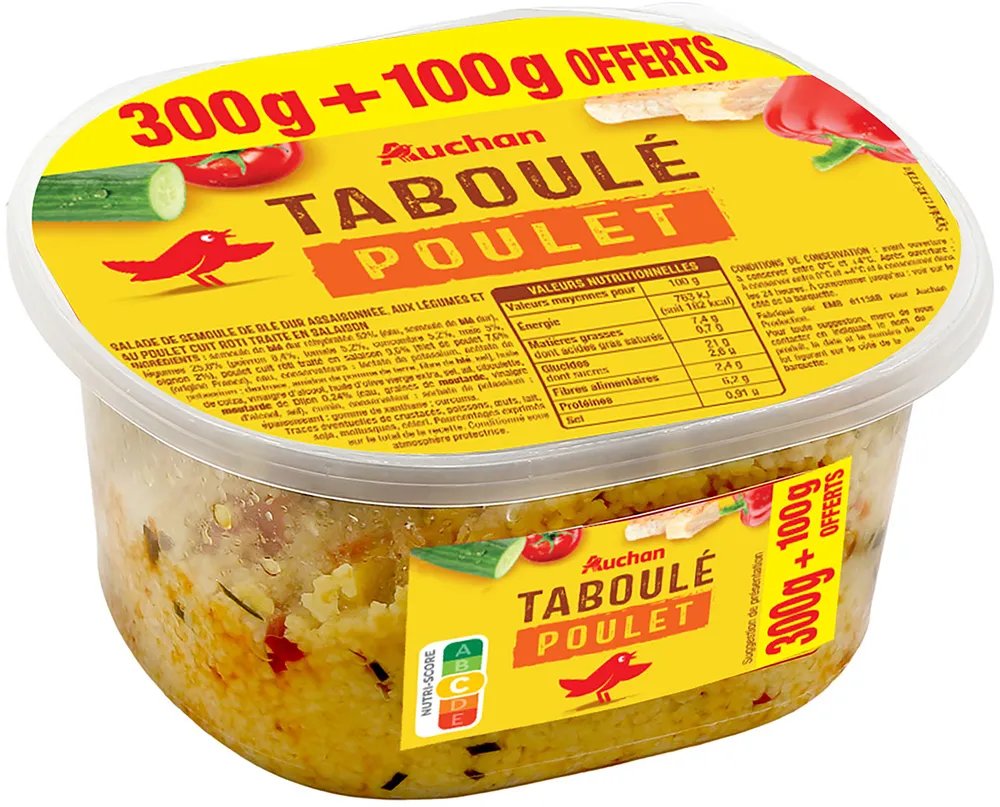Taboule poulet