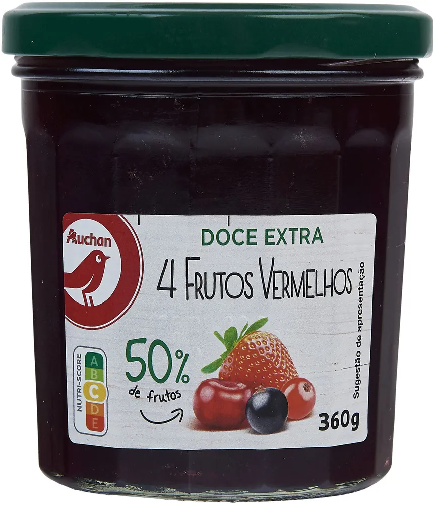 Confiture Extra 4 fruits rouges