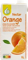 Nectar d'orangeà base de concentréteneur en fruit : 50% minimum