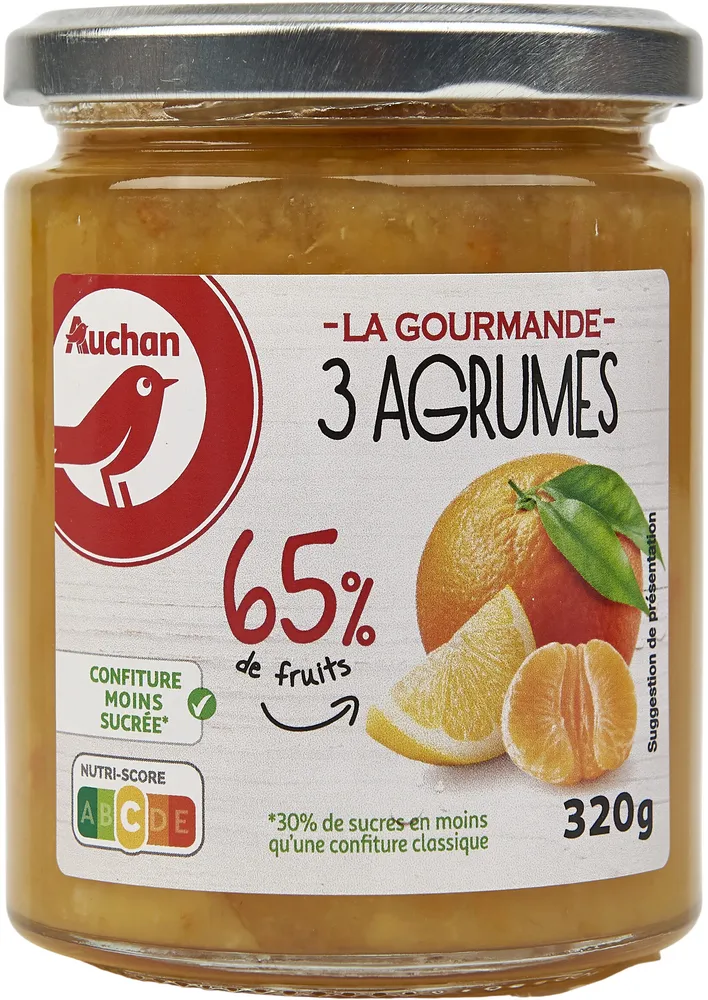 3 agrumes 65% de fruits