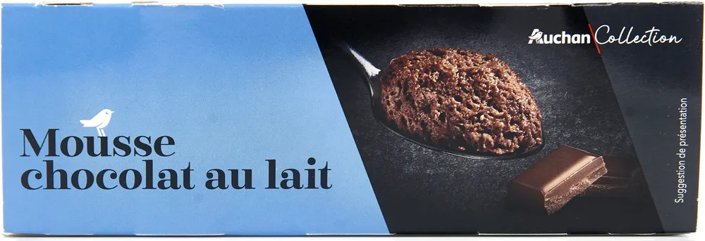Mousse gourmande au chocolat au lait aux oeufs