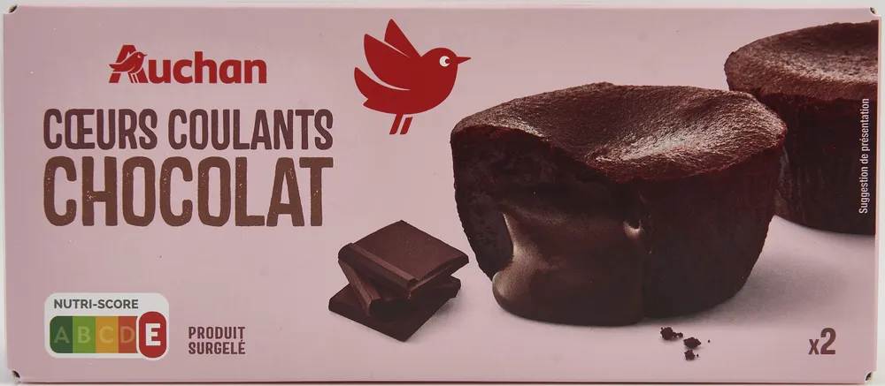 Coeurs coulants chocolat