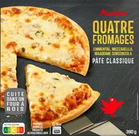 Pâte classiquequatre fromagesemmental, mozzarella, maasdam, gorgonzola