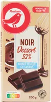 Noir dessert 52% Faible teneur en sucres