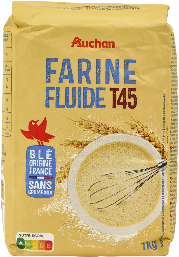 Farine de blé Type 45 Fluide